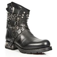 Сапоги M.MR021-R1 ITALI NOMADA NEGRO MOTOROCK NEGRO TACON ACERO New Rock M.MR021-R1 - маленькая картинка