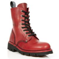 Ботинки NATURE ROJO, PLANING NEGRO SIN New Rock M.NEWMILI084-S5 - маленькая картинка