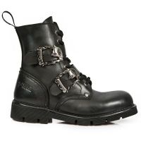 Ботинки ITALI NEGRO, PLANING NEGRO SIN New Rock M.NEWMILI090-S1 - маленькая картинка