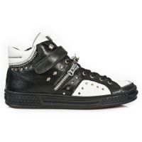 Ботинки SOFT NEGRO NAPA BLANCA PISA NEGRO New Rock M.PS008-R2 - маленькая картинка