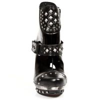 Ботильоны NOMADA NEGRO CHAROL NEGRO PLAT ACERO PUNK PIR T New Rock M.PUNK003-C3 - маленькая картинка