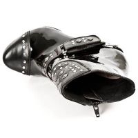 Ботильоны NOMADA NEGRO CHAROL NEGRO PLAT ACERO PUNK PIR T New Rock M.PUNK003-C3 - маленькая картинка