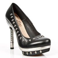 Туфли NOMADA NEGRO, PLATF. PUNK CALAVERA CRISTAL, T.C New Rock M.PUNK043-S1 - маленькая картинка