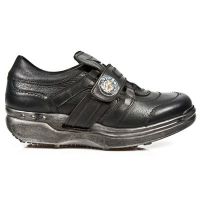 Ботинки M.RK001-R1 NOMADA NEGRO ITALI NEGRO ROCKING GRIS ACERO New Rock M.RK001-R1 - маленькая картинка
