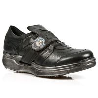 Ботинки M.RK001-R1 NOMADA NEGRO ITALI NEGRO ROCKING GRIS ACERO New Rock M.RK001-R1 - маленькая картинка