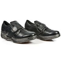 Ботинки M.RK001-R1 NOMADA NEGRO ITALI NEGRO ROCKING GRIS ACERO New Rock M.RK001-R1 - маленькая картинка