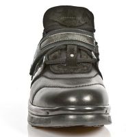 Ботинки NOMADA NEGRO, CHAROL STUCO ACERO, VELOUR NEGRO New Rock M.RK001-S13 - маленькая картинка