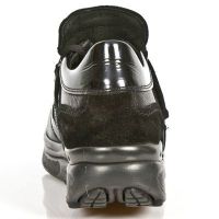 Ботинки NOMADA NEGRO, CHAROL STUCO ACERO, VELOUR NEGRO New Rock M.RK001-S13 - маленькая картинка