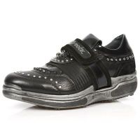 Ботинки NOMADA NEGRO, VELOUR NEGRO,BOX PLANE, CHAROL STCO New Rock M.RK016-S1 - маленькая картинка