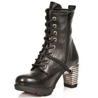 Ботинки M.TR016-S1 NOMADA NEGRO, PULIK ACERO, TRAIL NEGRO T ACERO New Rock M.TR016-S1 - маленькая картинка
