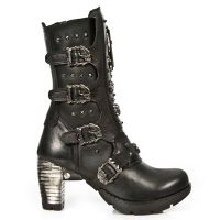 Сапоги ITALI NOMADA NEGRO TRAIL NEGRO ACERO New Rock TR018-S1 - маленькая картинка