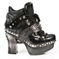Ботинки NOMADA NEGRO, ITALI NEGRO, BOX PLANE, PLT Z NEG-AC New Rock M.Z011-S1 - маленькая картинка