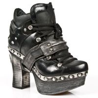 Ботинки NOMADA NEGRO, ITALI NEGRO, BOX PLANE, PLT Z NEG-AC New Rock M.Z011-S1 - маленькая картинка