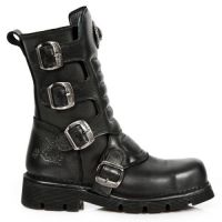 Ботинки ITALI NEGRO NOMADA NEGRO PLANING NEGRO SIN COMFO New Rock M.1471MT-S1 - маленькая картинка