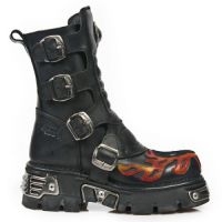 Ботинки ITALI NEGRO, PULIK FUEGO, ITALI NEGRO, REACTOR N T New Rock M.1727-S2 - маленькая картинка