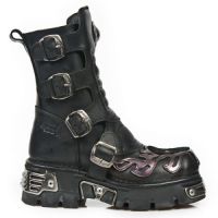 Ботинки ITALI NEGRO, ANTIK LILA, ITALI NEGRO, REACTOR NE T New Rock M.1727-S3 - маленькая картинка