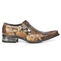Туфли SNAKE CUERO, CUEROLITE M2 ACERO, T.NEGR New Rock M.2246-S26 - маленькая картинка