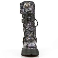 Сапоги VINTAGE FLOWER LILA, PLANING NEGRO M8 ACERO New Rock M.373-S24 - маленькая картинка