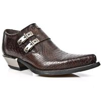 Туфли PITON MARRON, WEST NEGRO ACERO New Rock M.7934-S4 - маленькая картинка