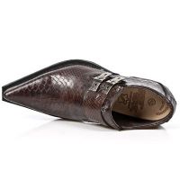 Туфли PITON MARRON, WEST NEGRO ACERO New Rock M.7934-S4 - маленькая картинка