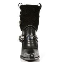 Ботильоны NOMADA NEGRO,NOMADA NEGRO, PULIK ACERO, BULL NEGRO New Rock M.7943-S1 - маленькая картинка