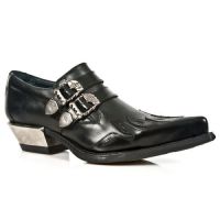 Туфли ANTIK NEGRO, ITALI NEGRO, WEST NEGRO-ACERO T.ACERO New Rock M.7962-S1 - маленькая картинка