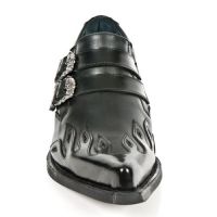 Туфли ANTIK NEGRO, ITALI NEGRO, WEST NEGRO-ACERO T.ACERO New Rock M.7962-S1 - маленькая картинка
