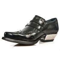 Туфли ANTIK NEGRO, ITALI NEGRO, WEST NEGRO-ACERO T.ACERO New Rock M.7962-S1 - маленькая картинка