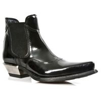 Ботинки ANTIK PULIDO NEGRO, WEST NEGRO ACERO New Rock M.7970-S1 - маленькая картинка