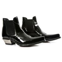 Ботинки ANTIK PULIDO NEGRO, WEST NEGRO ACERO New Rock M.7970-S1 - маленькая картинка