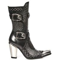 Сапоги ITALI NEGRO, NOMADA NEGRO, BULL NEGRO TACON ACERO New Rock M.7983P-S1 - маленькая картинка