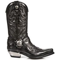 Сапоги NOMADA NEGRO PITON NEGRO, WEST NEGRO T.ACERO New Rock M.7991-S2 - маленькая картинка