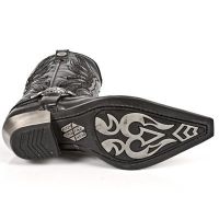 Сапоги NOMADA NEGRO PITON NEGRO, WEST NEGRO T.ACERO New Rock M.7991-S2 - маленькая картинка