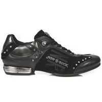Ботинки NOMADA NEGRO VELOUR NEGRO PULIK ACERO TPU SNOB ACE New Rock M.8425-S1 - маленькая картинка