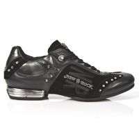 Ботинки NOMADA NEGRO VELOUR NEGRO PULIK ACERO TPU SNOB ACE New Rock M.8425-S1 - маленькая картинка