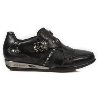 Ботинки NOMADA NEGRO, ITALI NEGRO, ANTIK PULIDO NEGRO BOX New Rock M.HY005-S1 - маленькая картинка