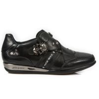 Ботинки NOMADA NEGRO, ITALI NEGRO, ANTIK PULIDO NEGRO BOX New Rock M.HY005-S1 - маленькая картинка