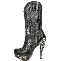 Сапоги NOMADA NEGRO, SERPENTE MAKI-ACERO, MAGNETO ACERO New Rock M.MAG019-S1 - маленькая картинка