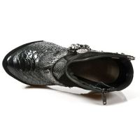 Ботильоны VELOUR NEGRO, PITON NEGRO, PITON NEGRO,MAGNETO A New Rock M.MAG032-S2 - маленькая картинка