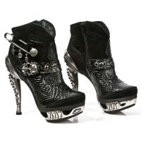 Ботильоны VELOUR NEGRO, PITON NEGRO, PITON NEGRO,MAGNETO A New Rock M.MAG032-S2 - маленькая картинка