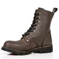 Ботинки ITALI MARRON, PLANING NEGRO SIN New Rock M.NEWMILI084-S2 - маленькая картинка