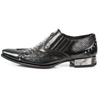 Туфли NOMADA NEGRO, PITON NEGRO, VIP-1 SUELA ACERO T AC New Rock M.NW118-S1 - маленькая картинка