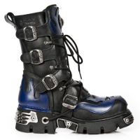 Сапоги ITALI NEGRO, ANTIK AZUL, REACTOR NEGRO TOBERAS ORIF New Rock M.107-S5 - маленькая картинка