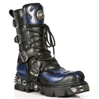 Сапоги ITALI NEGRO, ANTIK AZUL, REACTOR NEGRO TOBERAS ORIF New Rock M.107-S5 - маленькая картинка