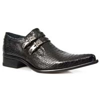 Туфли PITON NEGRO, CUEROLITE M2 NEGRO, GRAB SOL New Rock M.2246-S21 - маленькая картинка
