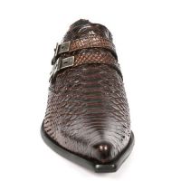Туфли PITON MARRON, CUEROLITE M2 ACERO, GRAB SOL T.NEG New Rock M.2246-S22 - маленькая картинка