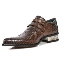 Туфли PITON MARRON, CUEROLITE M2 ACERO, GRAB SOL T.NEG New Rock M.2246-S22 - маленькая картинка