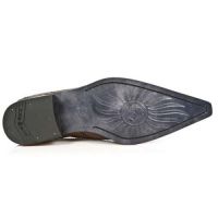 Туфли PITON MARRON, CUEROLITE M2 ACERO, GRAB SOL T.NEG New Rock M.2246-S22 - маленькая картинка