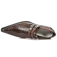 Туфли PITON MARRON, CUEROLITE M2 ACERO, GRAB SOL T.NEG New Rock M.2246-S22 - маленькая картинка