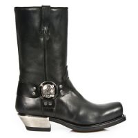 Сапоги ITALI NEGRO, ANTIK NEGRO, WEST NEGRO HªCUADRADA New Rock M.7965-S1 - маленькая картинка